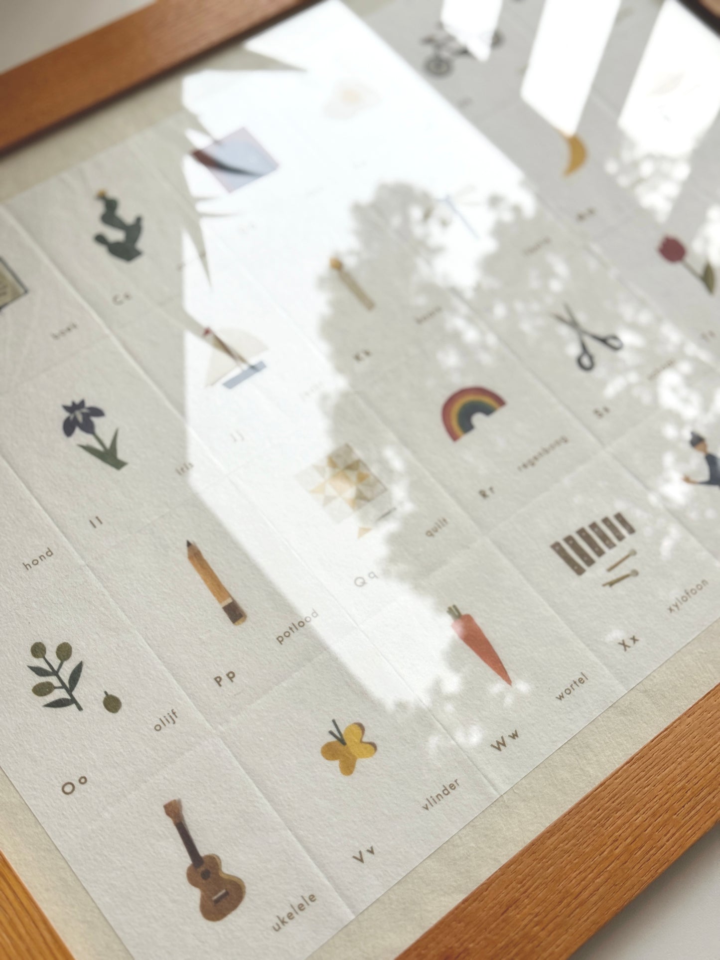 ABC washi print