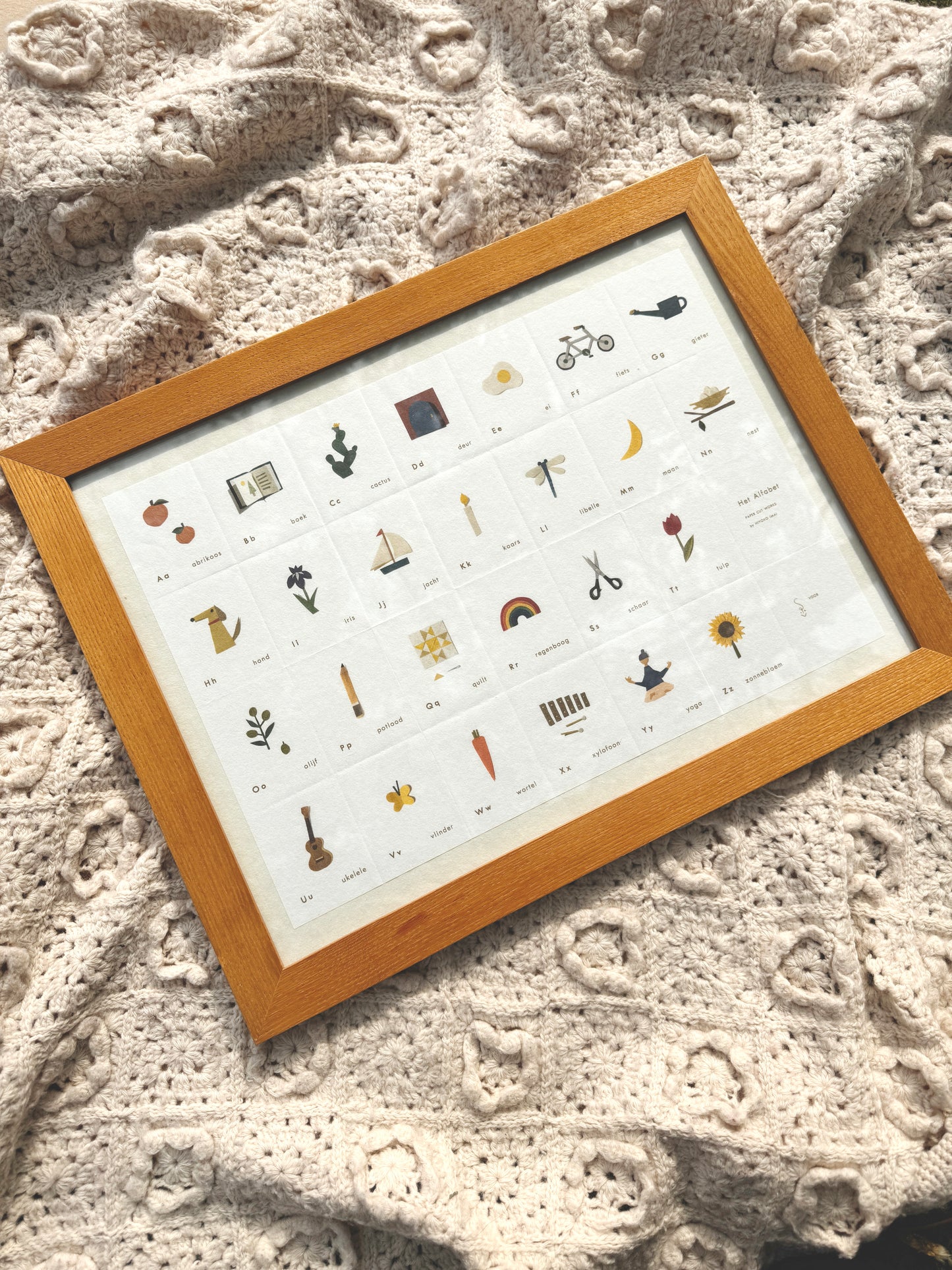 ABC washi print