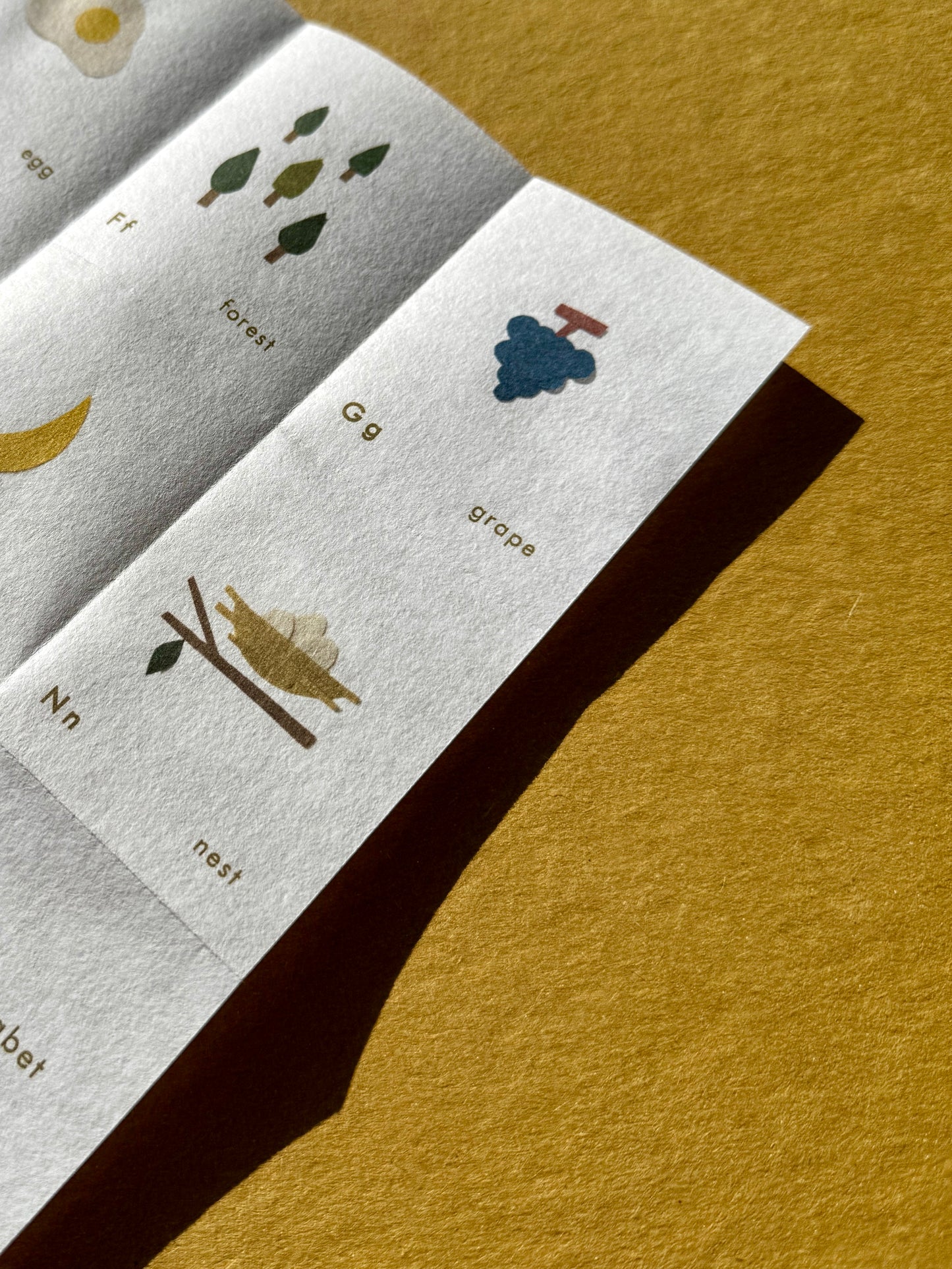 ABC washi print
