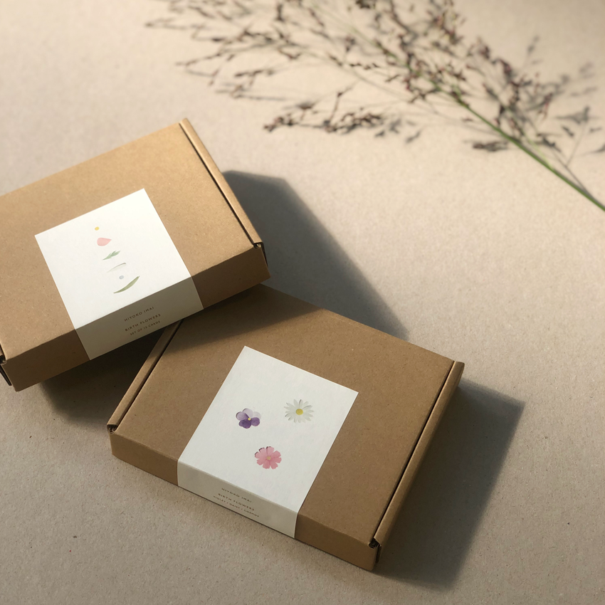 Birth Flower mini cards