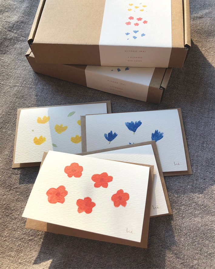 mini cards / watercolor